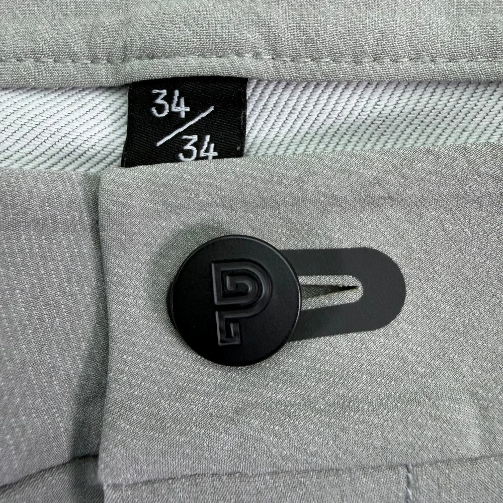 Public Rec Pants Men 34x34 (Fits 34x32) Grey Workday Performance Stretch‎ Golf